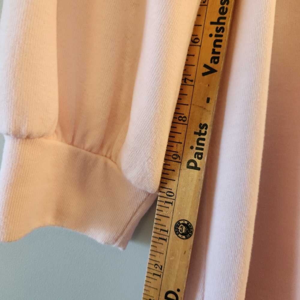 Chic Pink Sweater with Black Ribbon Tie - Picture 11 of 11